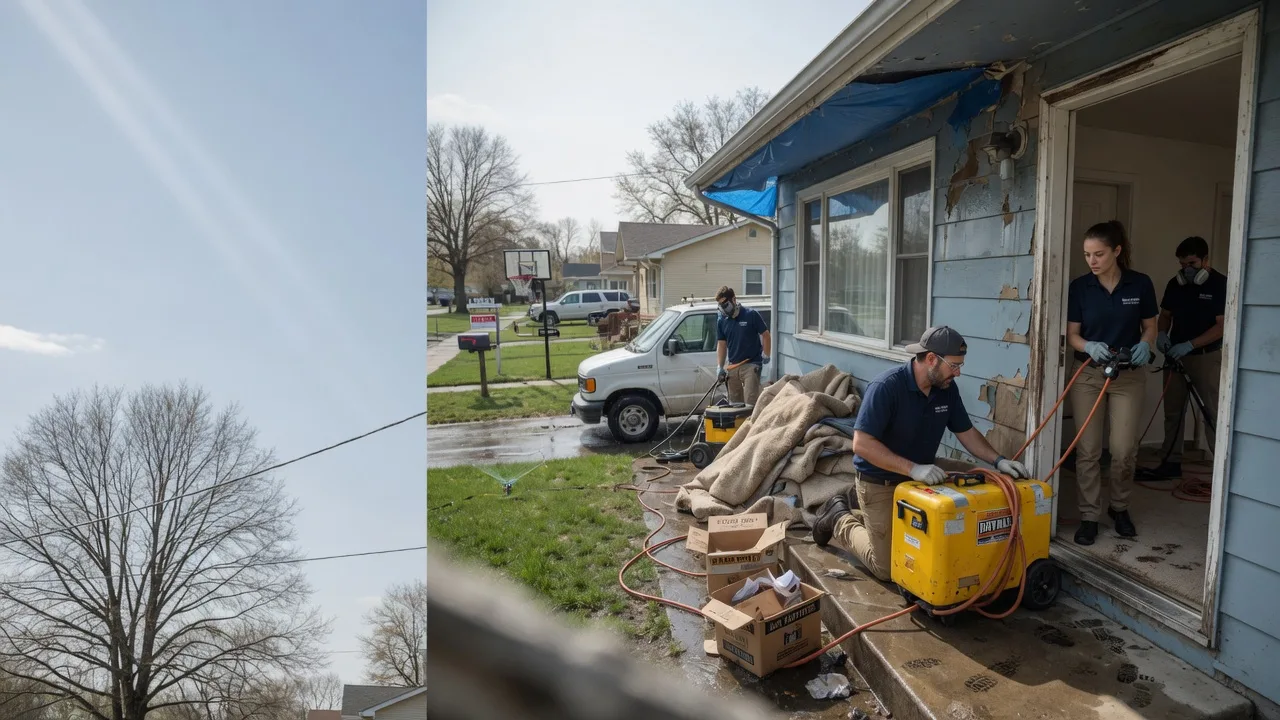 Basement Flood Cleanup in Elmer, LA near me